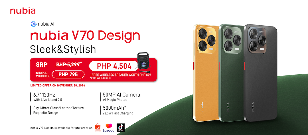 Capture Life’s Moments with the Stylish and Powerful nubia V70 Design