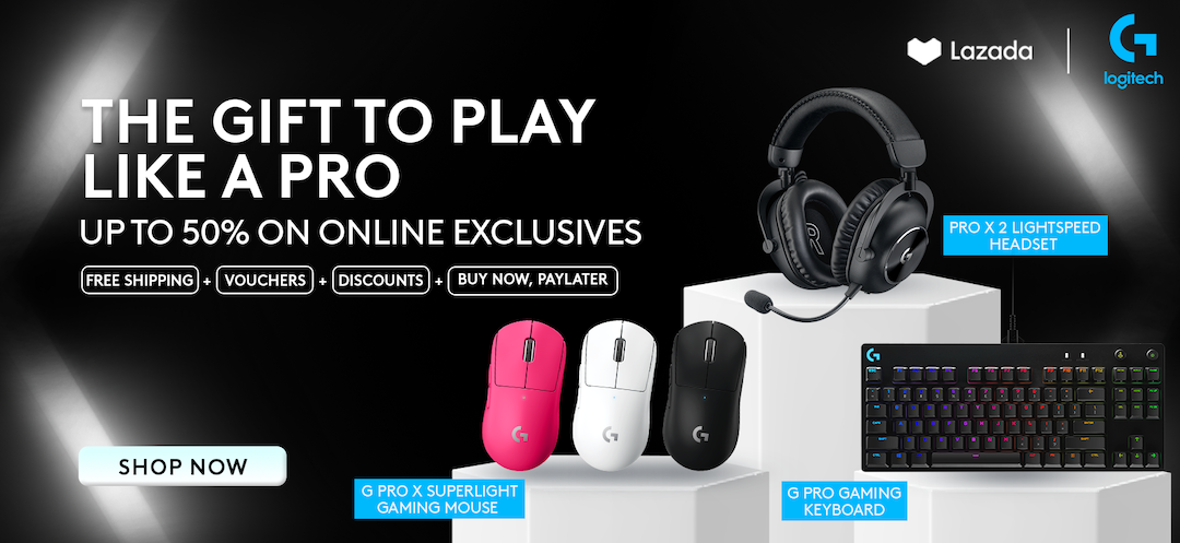 Logitech’s Lazada 12.12 All-Out Pamasko Sale!