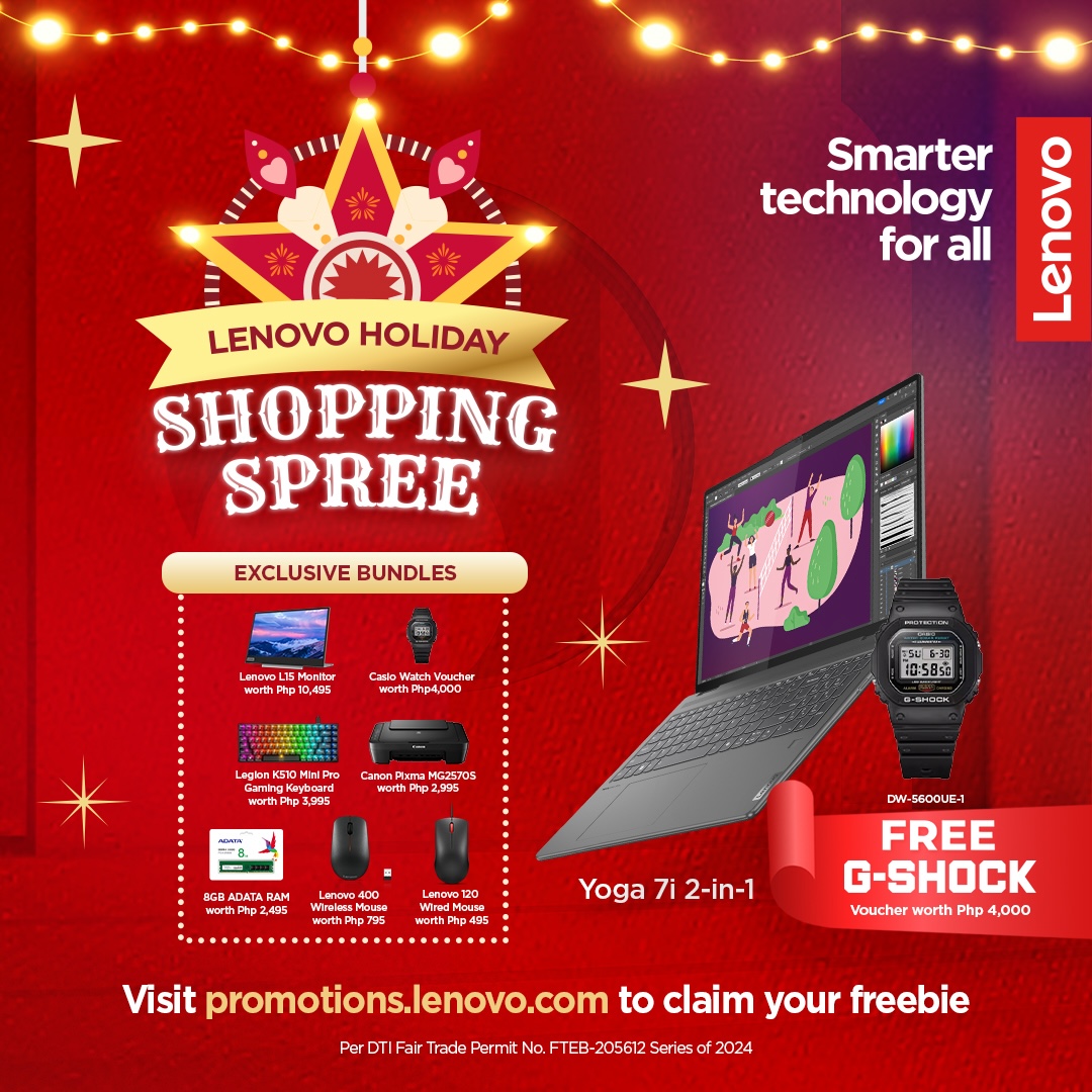 Unwrap Smarter Tech This Holiday Season with Lenovo’s Shopping Spree