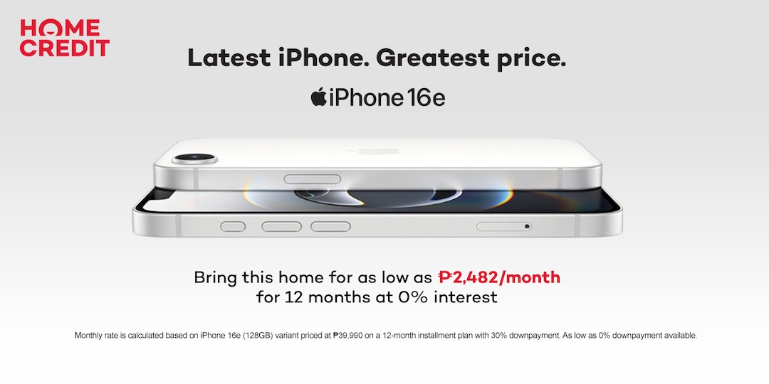 iPhone 16e Now Affordable with Home Credit PH!