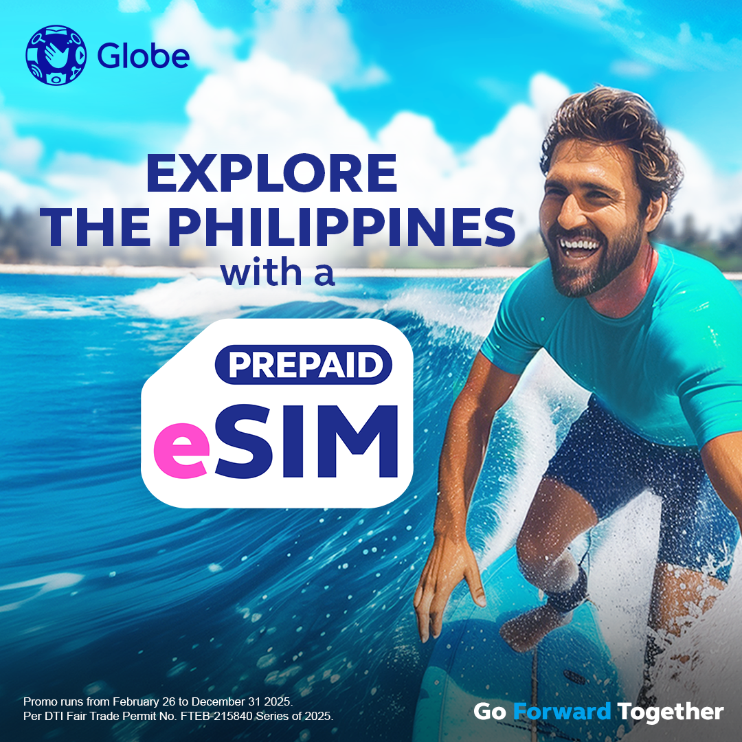 Globe Launches Traveler eSIM for Tourists with Free foodpanda Voucher