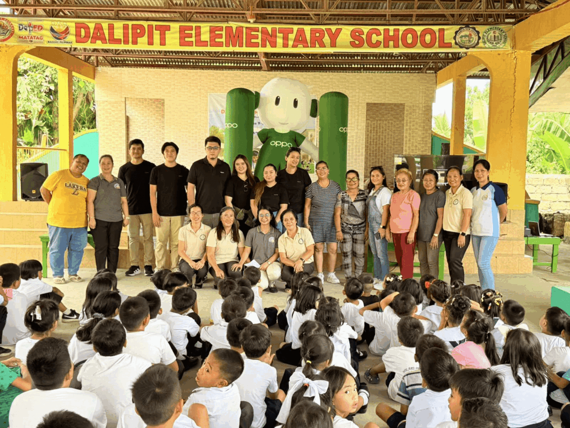 OPPO Gives Back! Donates Computers & School Supplies to Batangas School