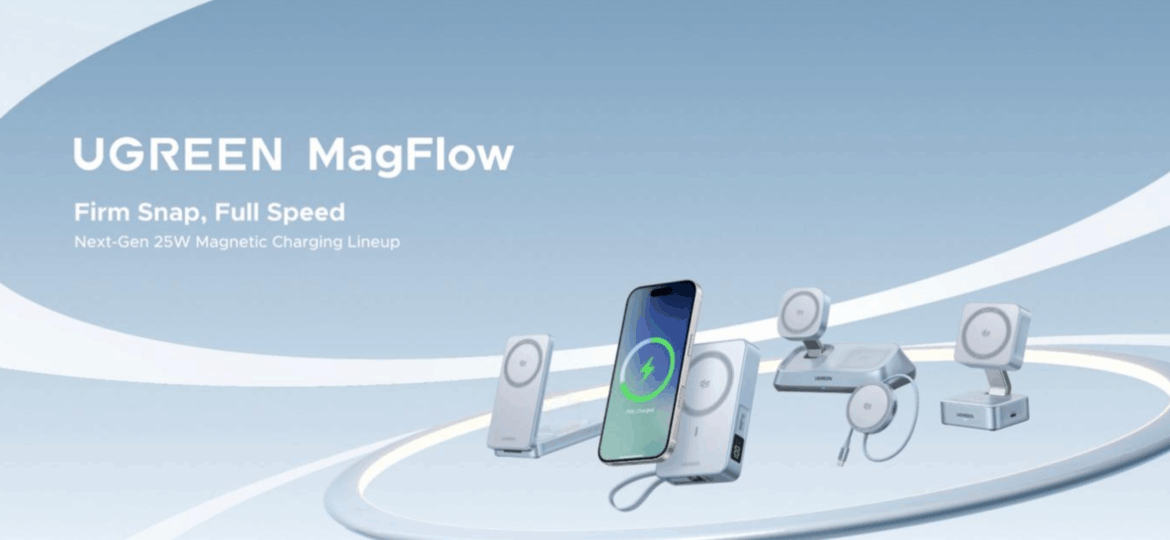UGREEN Launches New MagFlow Qi2 25W Lineup, Pioneering a New Era of Faster Magnetic Charging