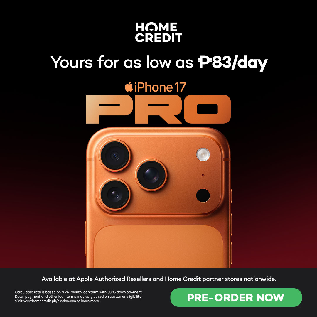 iPhones with Home Credit for as low as P83 a /day