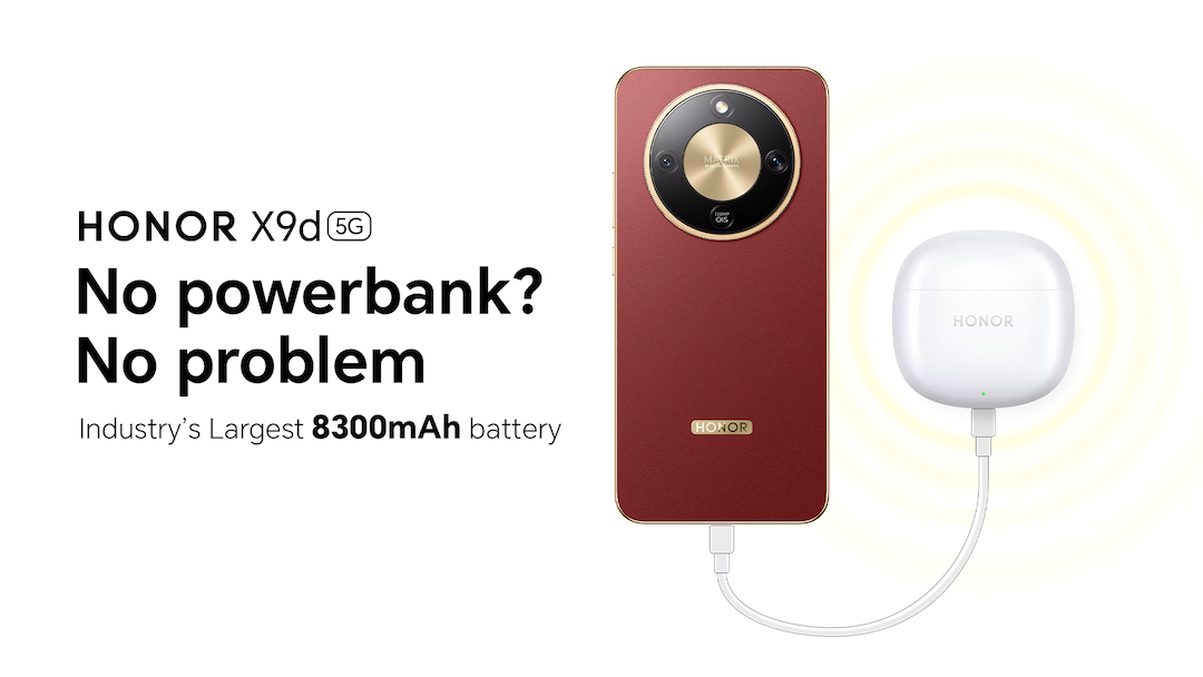 Power bank, who? Say goodbye to power anxiety with the HONOR X9d 5G.