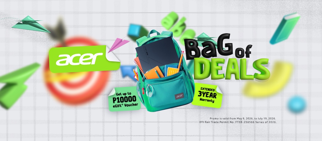 Acer’s “Bag of Deals” Back-to-School Laptop Upgrade Promo