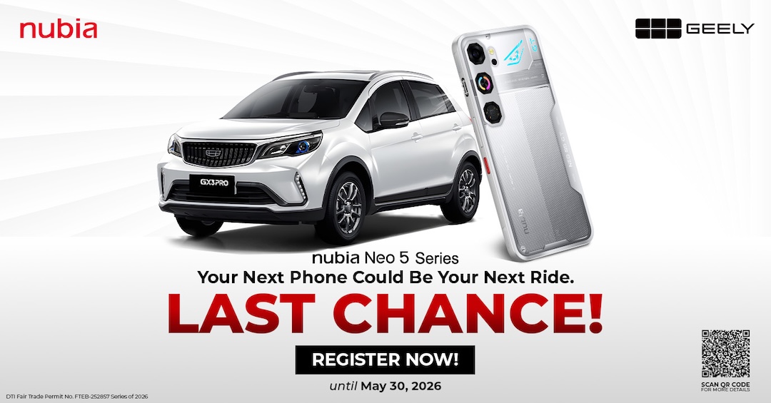 nubia Neo 5 Series Raffle: Win a Geely GX3 Pro S Before May 30