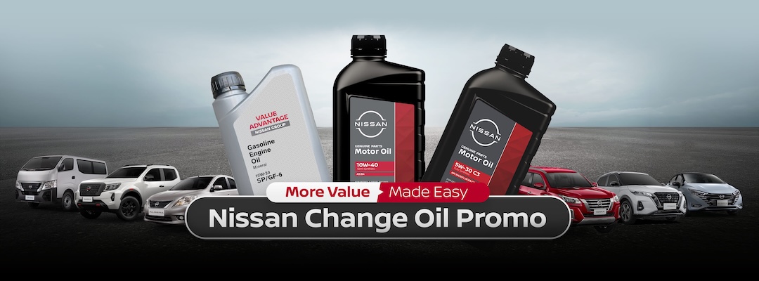 Nissan PH Change Oil Promo & Nissan Wear 2026