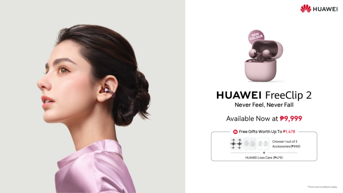 Huawei FreeClip 2 Berry Purple: Style & Comfort