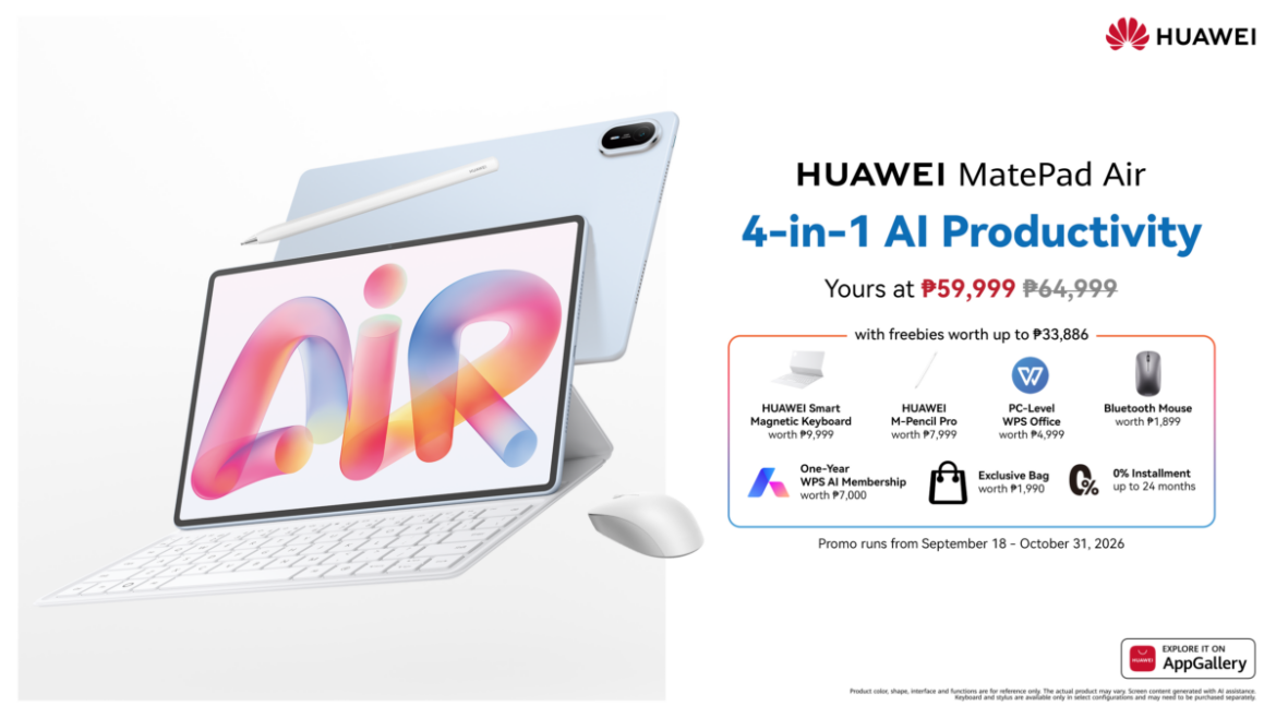Huawei MatePad Air Launches in the Philippines