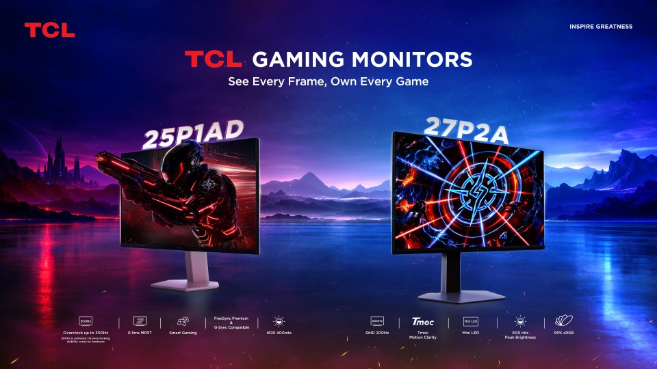 TCL Brings Next-Level Display Portfolio with New Monitors Built for Speed and Precision -960x540.jpg