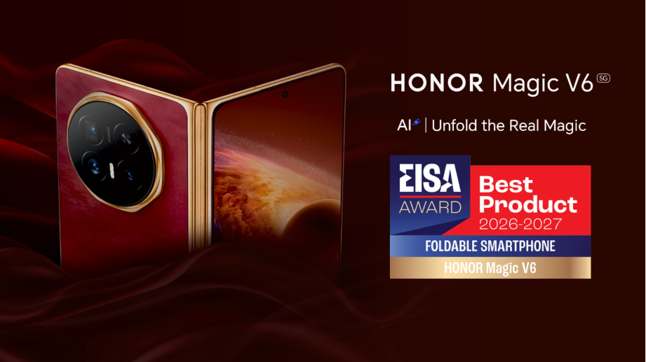 HONOR Magic V6 Wins Prestigious EISA Award