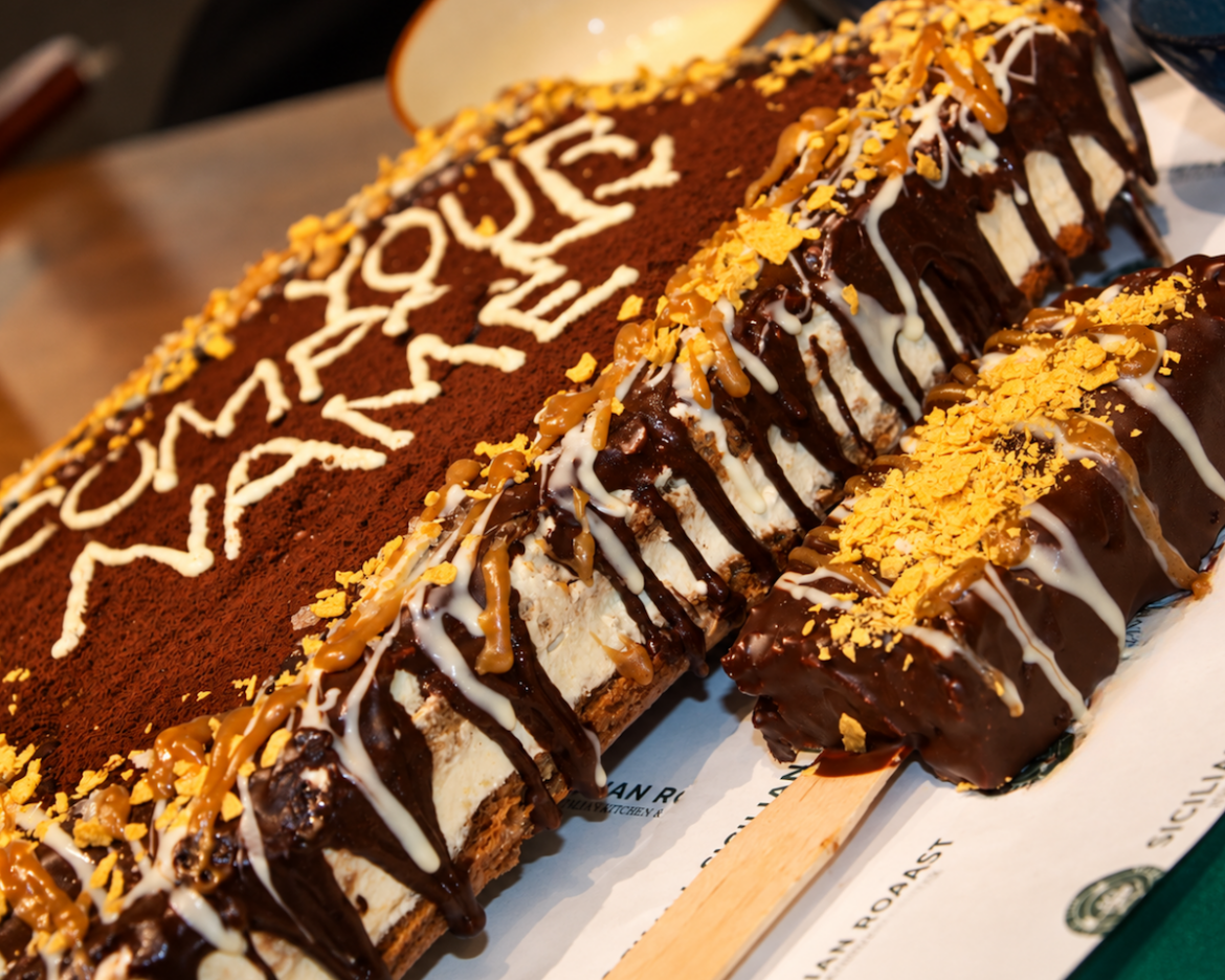 The Giant Frozen Tiramisu Bar Returns for Holiday Parties